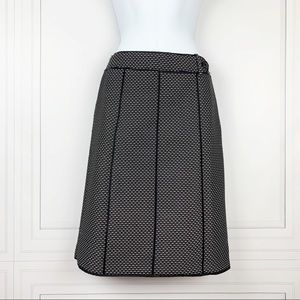 ANN TAYLOR Petites Structured Faux Belted Skirt-4P